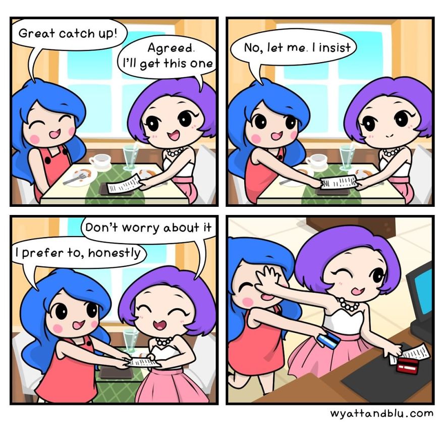 30 Cute & Funny Comics About Relationships And Daily Life