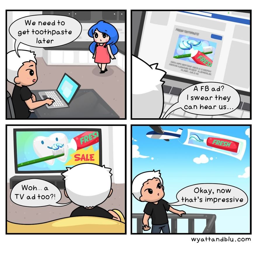 30 Cute & Funny Comics About Relationships And Daily Life