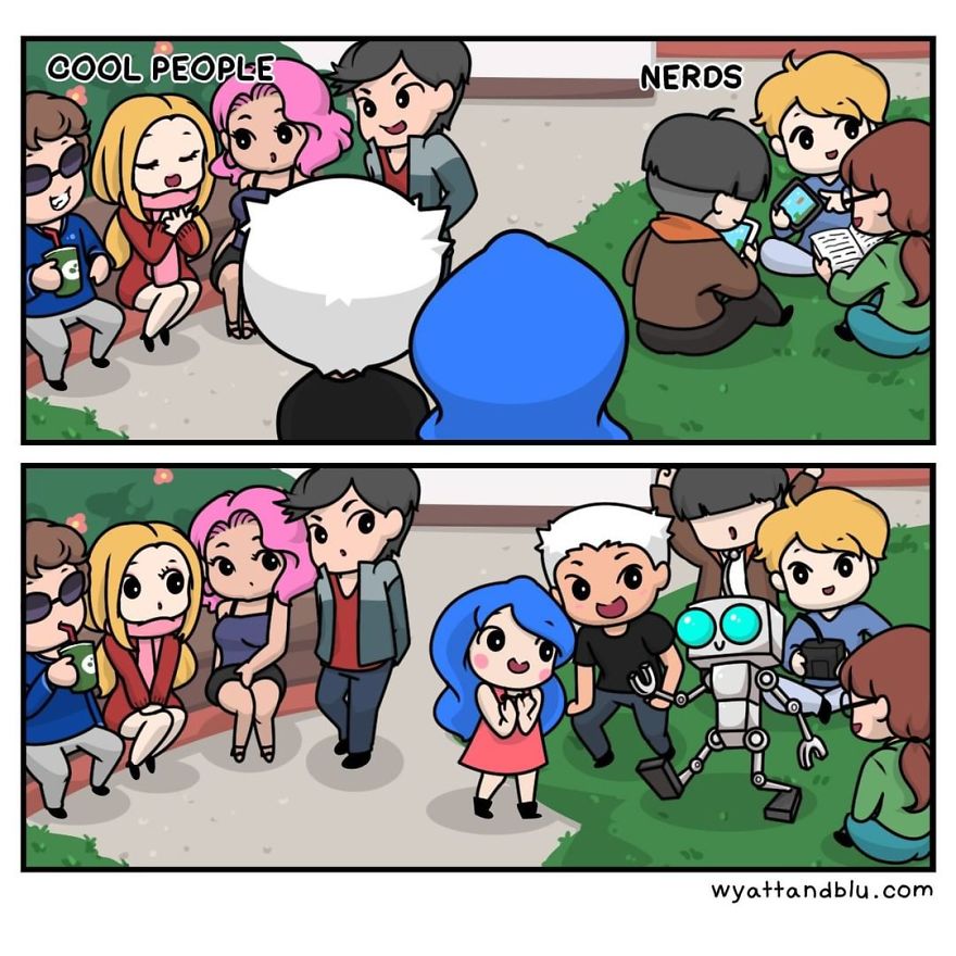 30 Cute & Funny Comics About Relationships And Daily Life