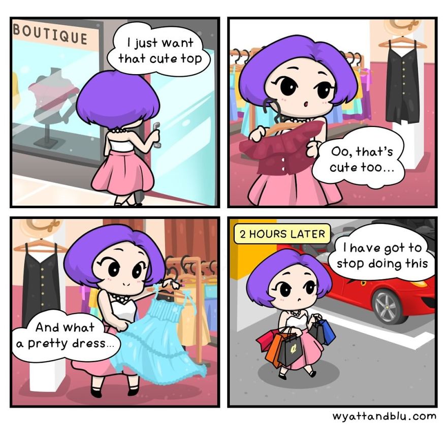 30 Cute & Funny Comics About Relationships And Daily Life