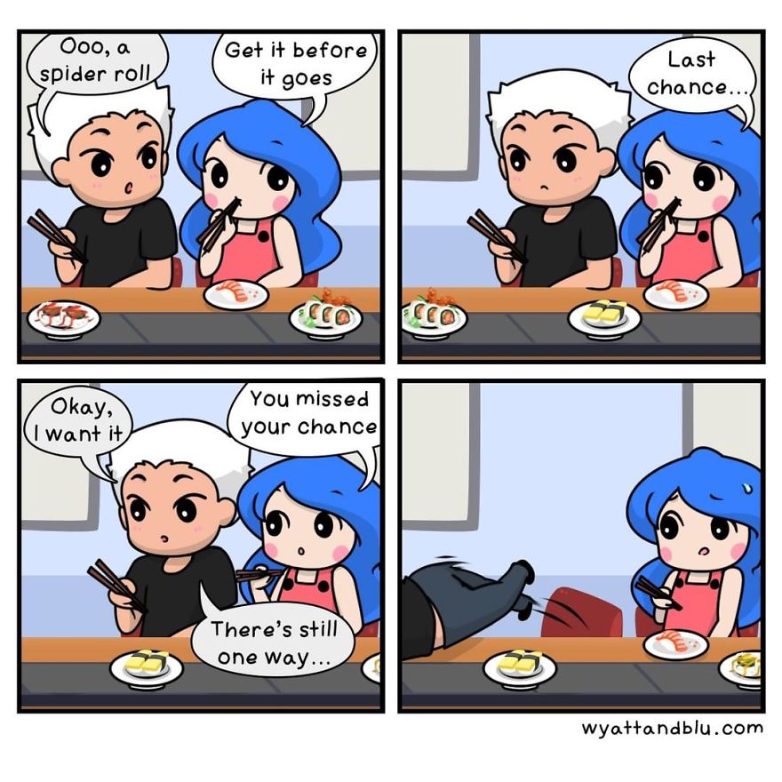 30 Cute & Funny Comics About Relationships And Daily Life