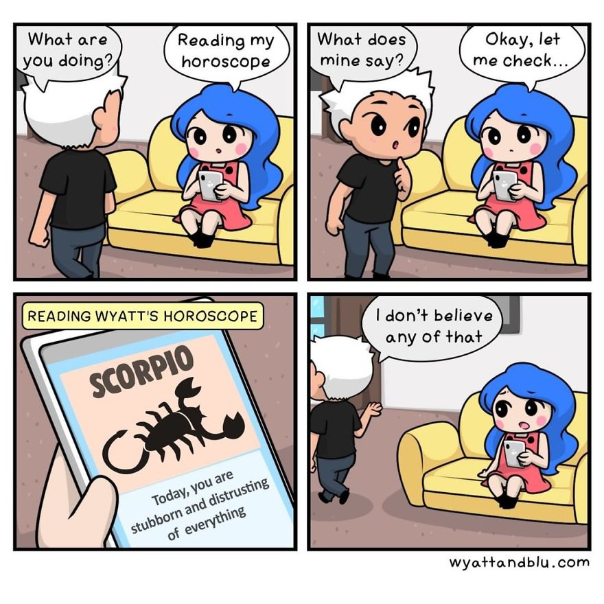 30 Cute & Funny Comics About Relationships And Daily Life