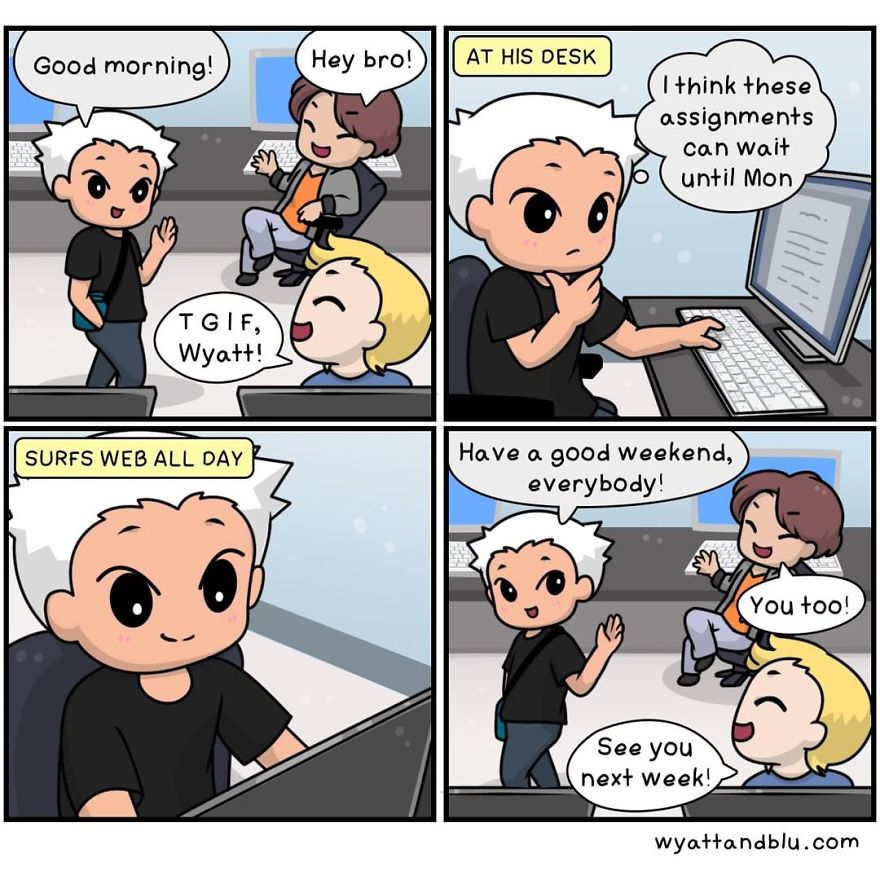 30 Cute & Funny Comics About Relationships And Daily Life