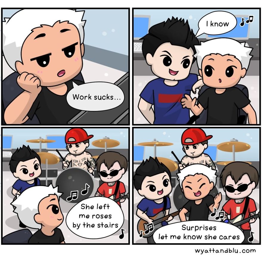 30 Cute & Funny Comics About Relationships And Daily Life