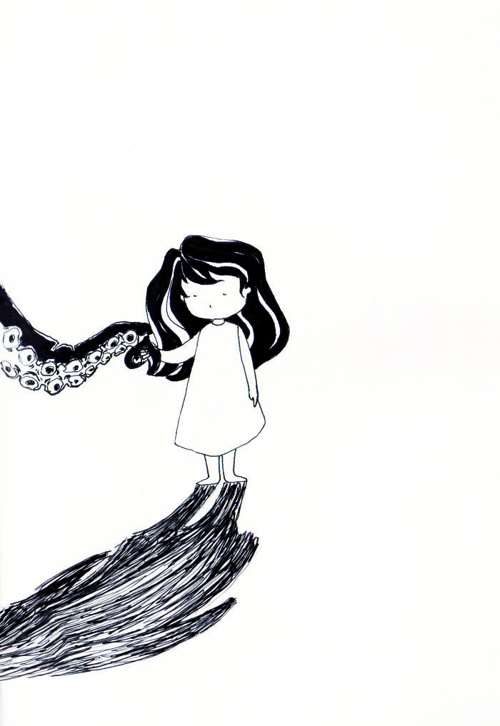 I Doodled This Character To Escape From My Anxiety Attacks