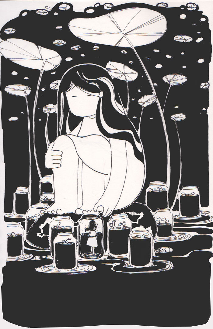 I Doodled This Character To Escape From My Anxiety Attacks