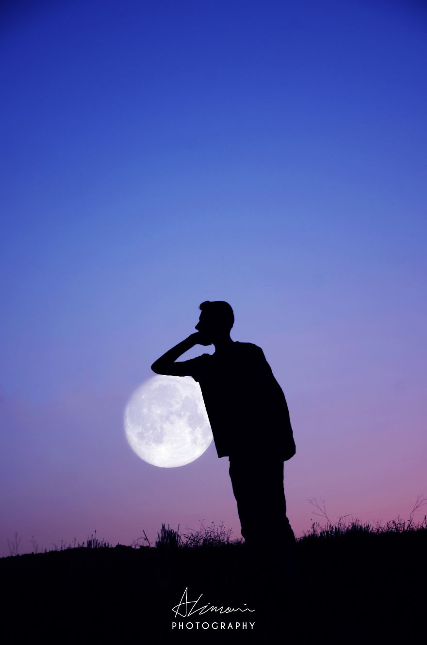 Moon Silhouettes By Adrian Limani