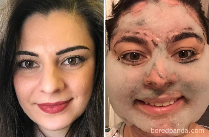 Me During The Day vs. Me In The Evenings. Yep