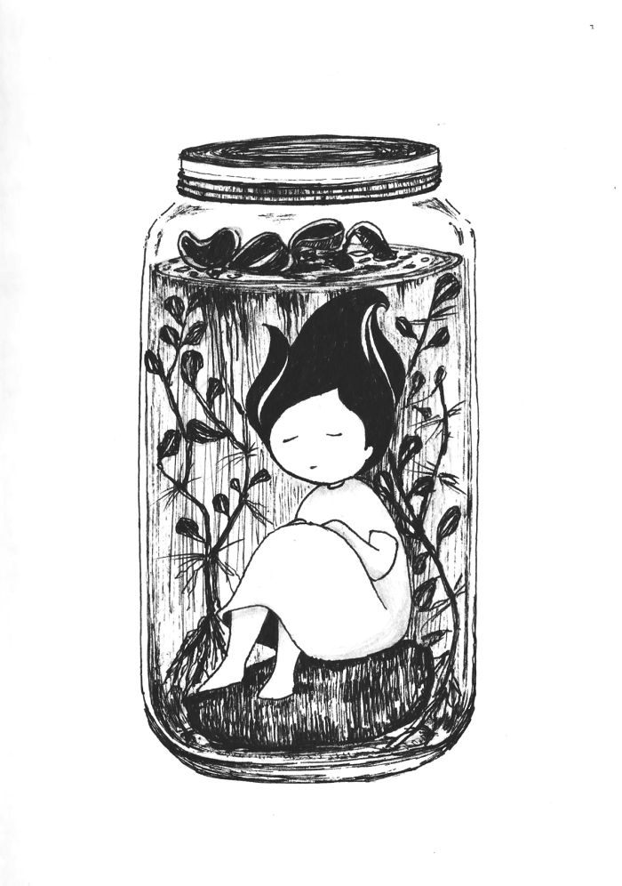 I Doodled This Character To Escape From My Anxiety Attacks