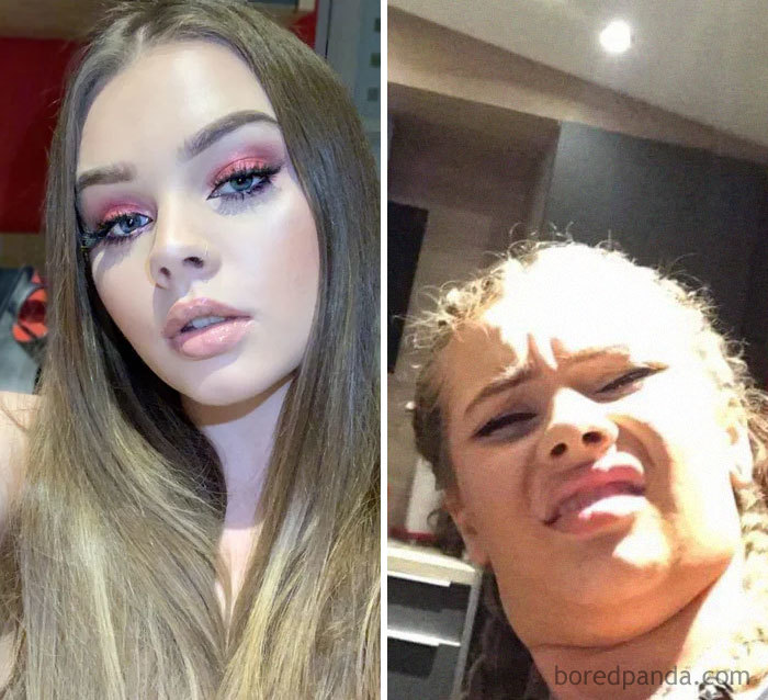Me Posting On Social Media vs. Me Snapchatting My Friends