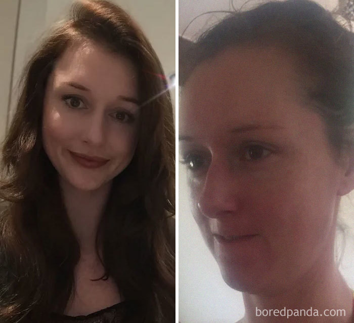 Me Doing A Video Interview vs. Me Having Spied Some Sausage Rolls At My Parents House