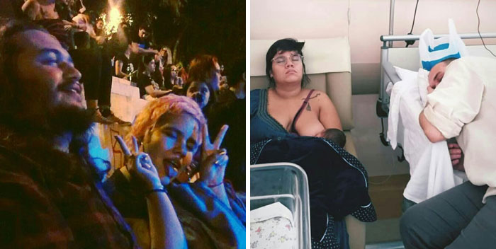 Peace, Love And Rock ‘N Roll Are All Well And Good Until You End Up Crashed Out In A Tiny Hospital Room With A Tiny Groupie Latched To Your Chest