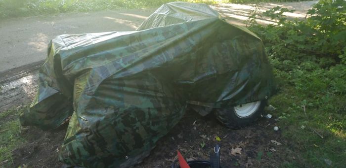 My Wife Said She Was Tired Of Seeing The ATV In The Yard