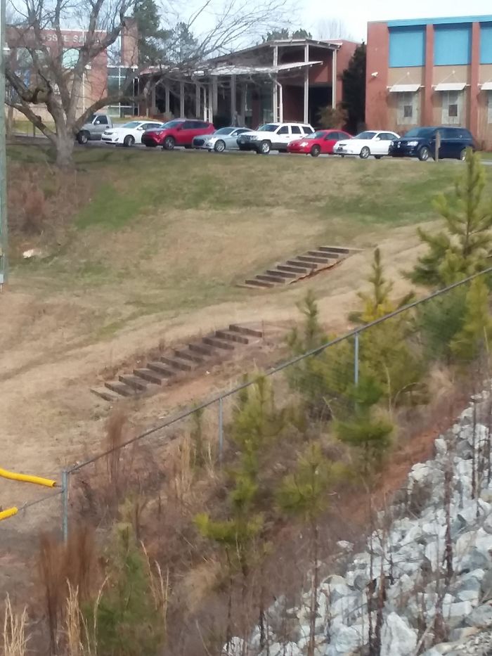 These Stairs At My School