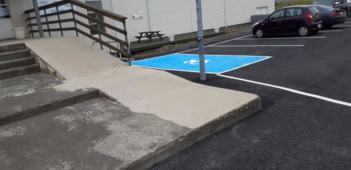 How Are You Supposed To Get Up That First Bit In A Wheelchair