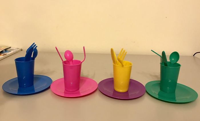 My Son’s New Dish Set