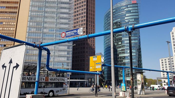 What Are These Blue Tubes That I Keep Seeing In Berlin?