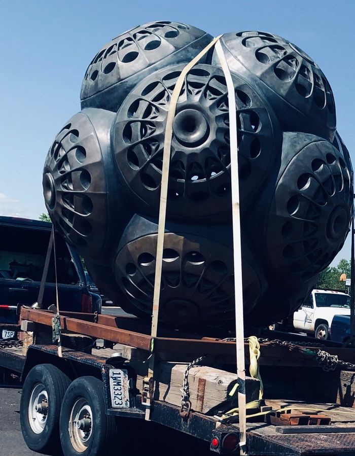 My Parents Saw This Rubber Looking Thing Strapped To A Truck In A Parking Lot And Haven't Been Able To Identify It. What Is This Thing?