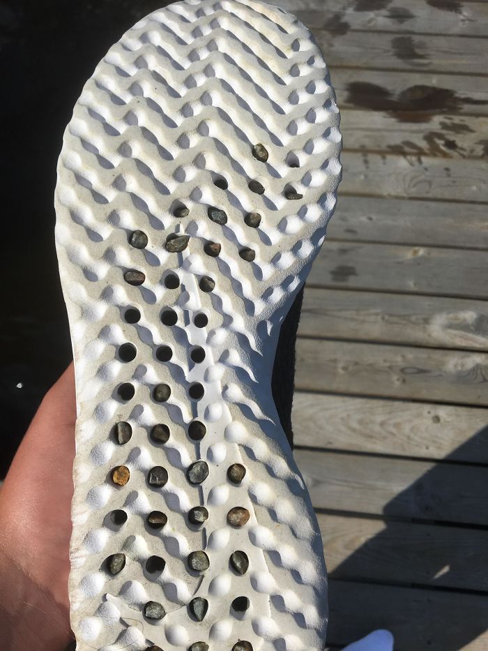 I Can't Really Decide If I'm Dumb For Walking On Pebbles Or If This Is Just Bad Design
