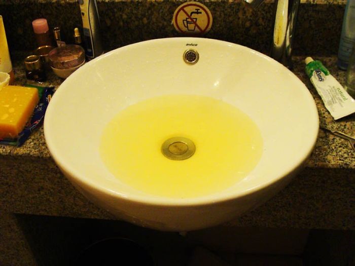 The Water At My Hotel, Exactly How It Came Out Of The Tap