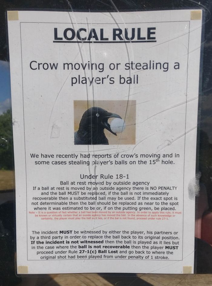 Another Instance Requiring A Sign