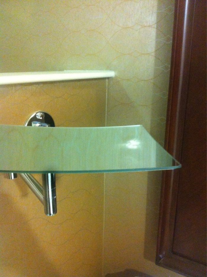 Not Sure Where To Put This, But My Hotel Room Came With A Mirror That Doubles As A Table For Other Activities That I Guess The Previous Guest Used