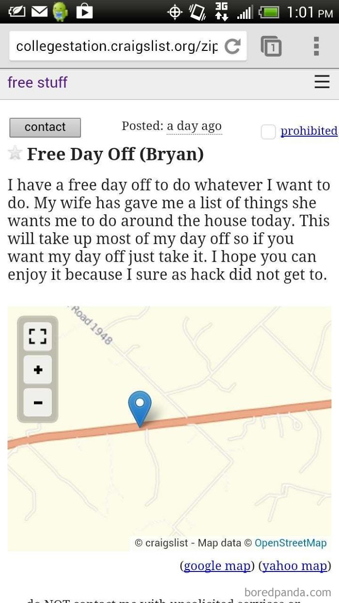Found This Post On Craigslist The Other Day. Passive Aggressive At Its Finest