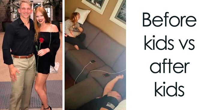 30 Hilarious Before And After Photos Of How Life Changes After Having Kids