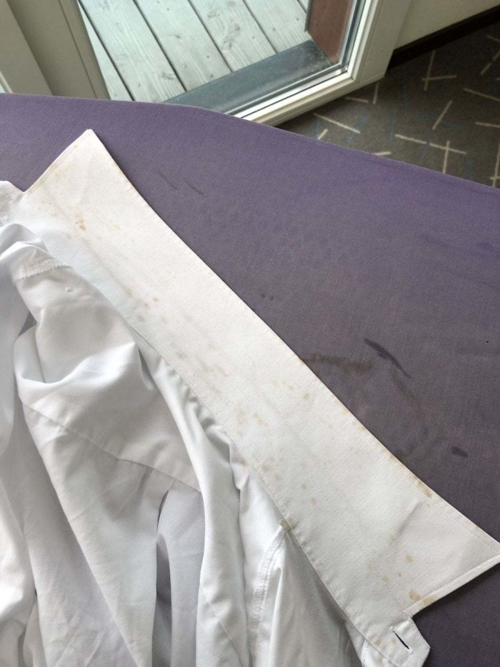 The Hotel's Steam Iron Spat Rust On My Shirt