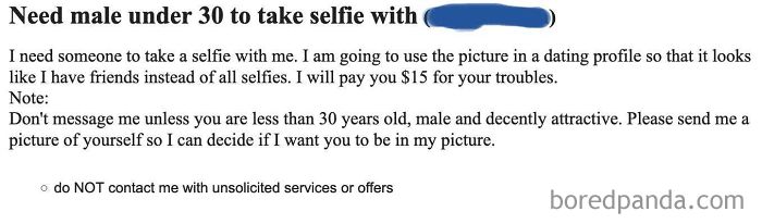 Please Be My Friend For $15