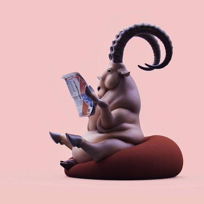 The Lovely Lazy Animals Of A Chinese Artist