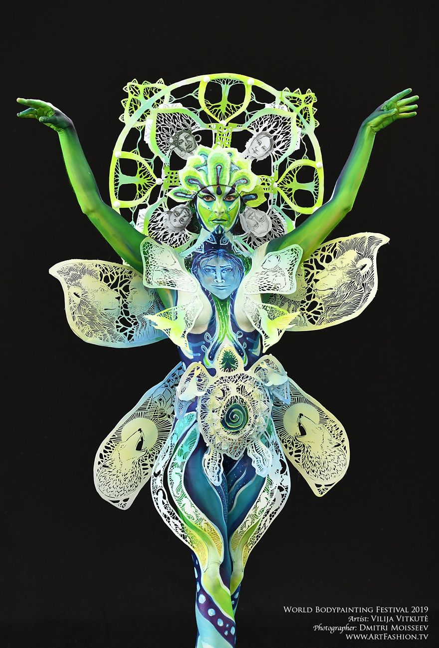 Vilija Vitkute -Inspiring Artist That Breaks Stereotypes Is Now World Champion In Special Effects Bodypainting 2019 Vilija Vitkute -Inspiring Artist That Breaks Stereotypes Is Now World Champion In Special Effects Bodypainting 2019