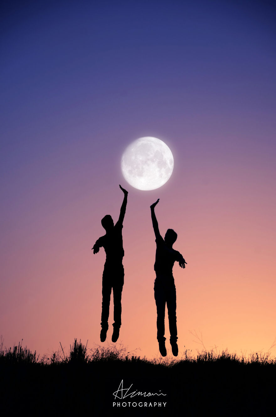 Moon Silhouettes By Adrian Limani