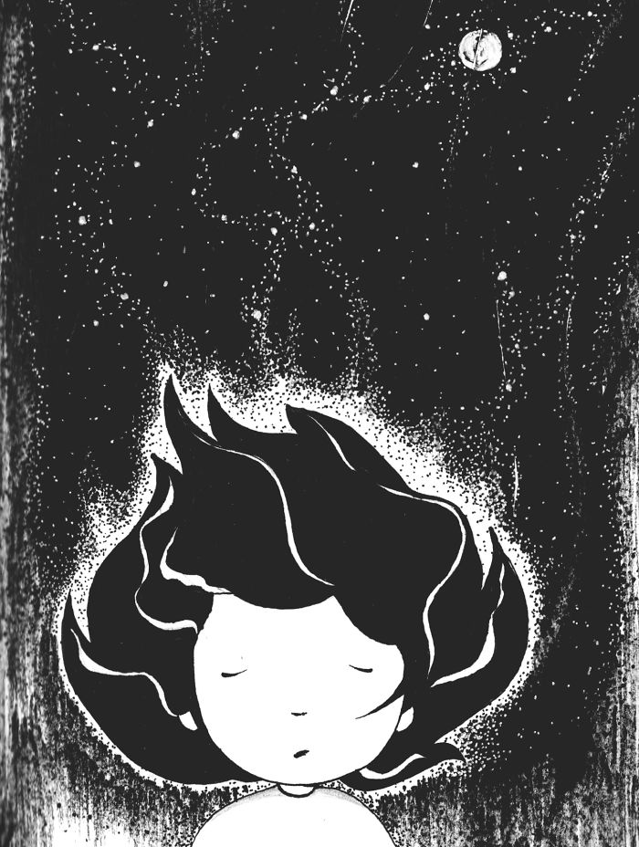 I Doodled This Character To Escape From My Anxiety Attacks