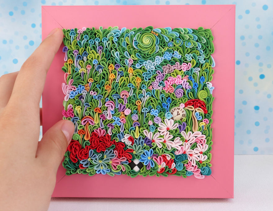 I Create Unique Polymer Clay Panels