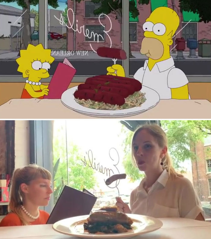 An Episode Of The Simpsons Recreated In Real Life Fun By Two Fans