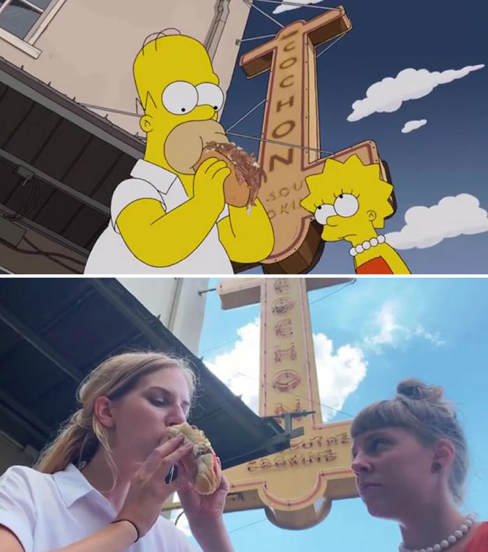 An Episode Of The Simpsons Recreated In Real Life Fun By Two Fans