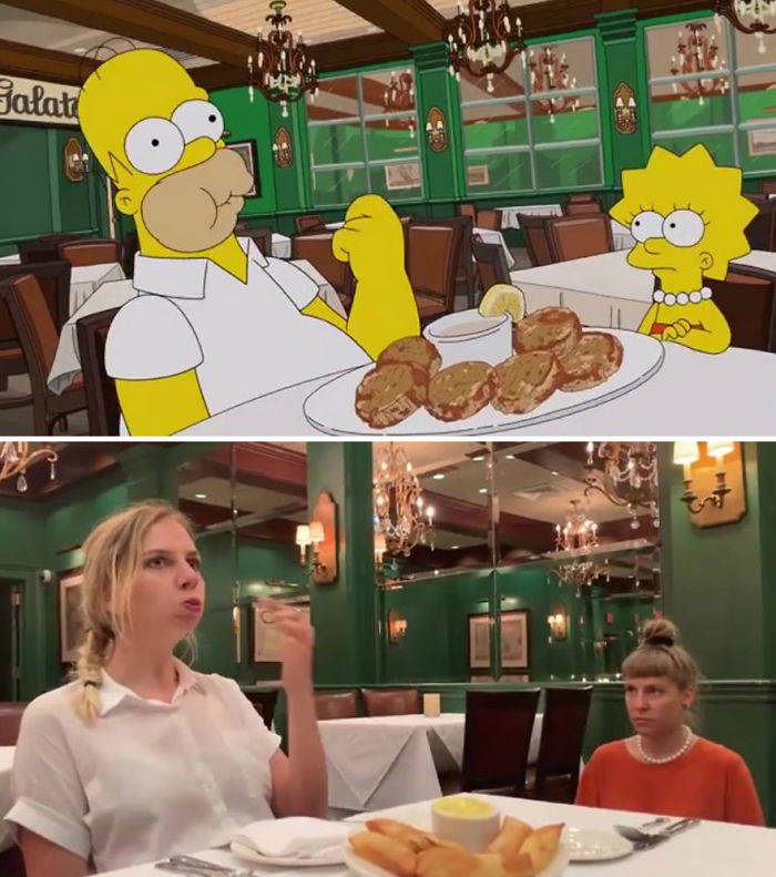 An Episode Of The Simpsons Recreated In Real Life Fun By Two Fans