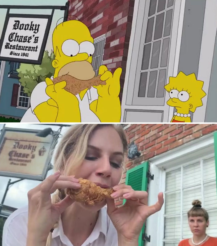 An Episode Of The Simpsons Recreated In Real Life Fun By Two Fans