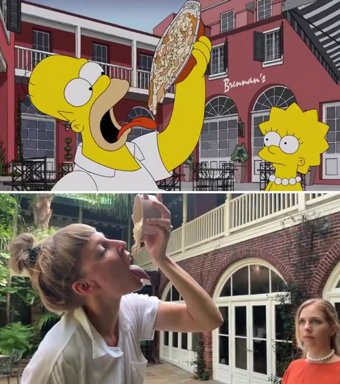 An Episode Of The Simpsons Recreated In Real Life Fun By Two Fans