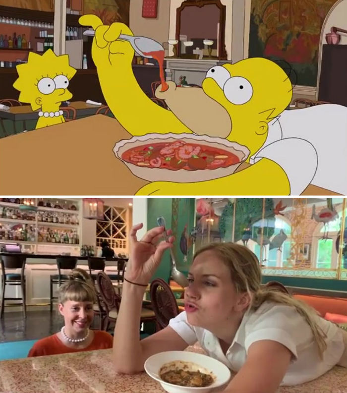 An Episode Of The Simpsons Recreated In Real Life Fun By Two Fans