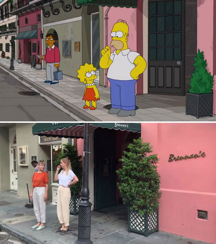 An Episode Of The Simpsons Recreated In Real Life Fun By Two Fans