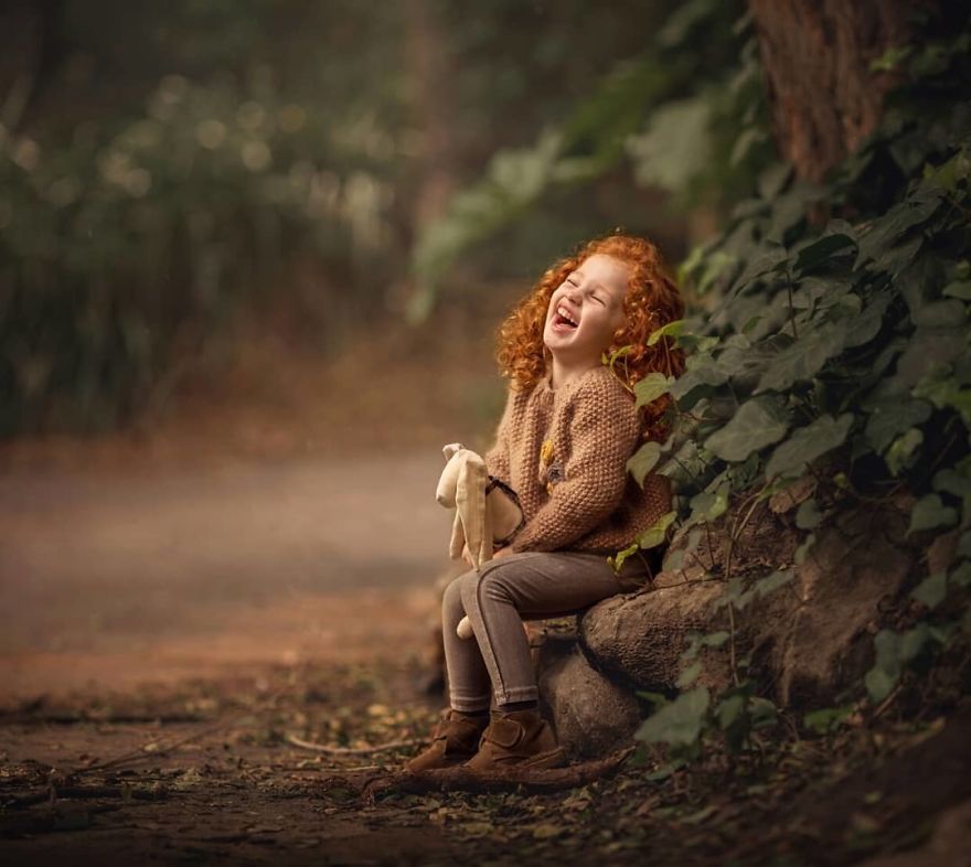 Scouting Of Magical Location For Children Photography