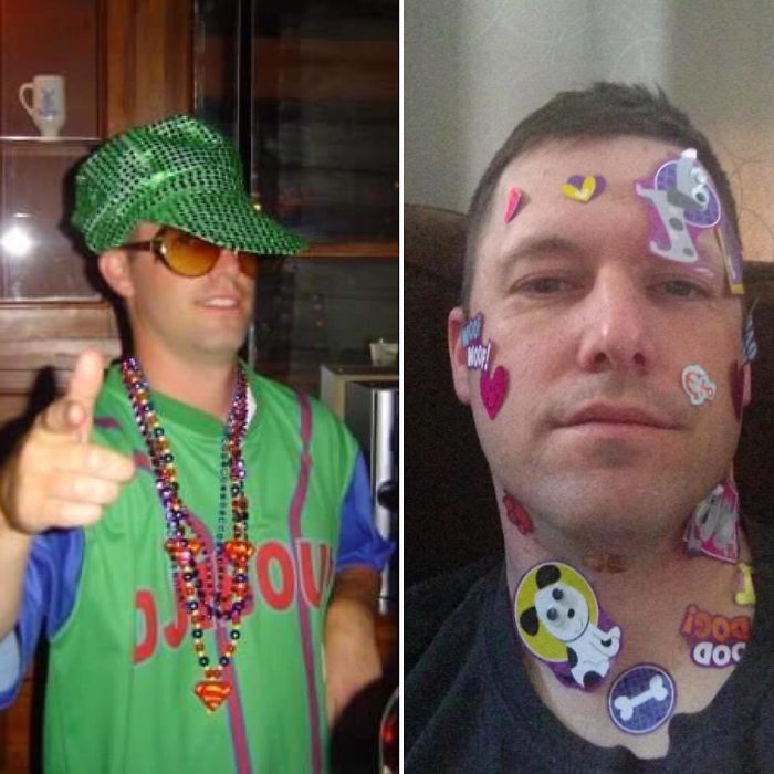 I Honestly Can’t Be Sure His Kids Aren’t Responsible For Both Looks