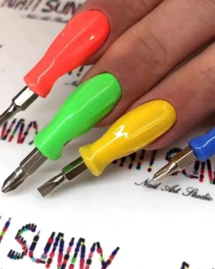 Screwdriver Nails