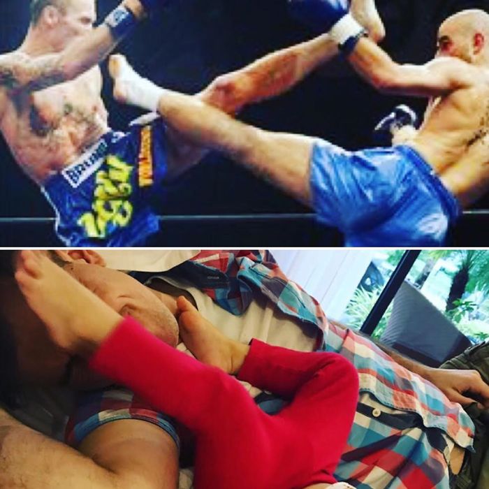 The First #mancrushmonday Of 2019 Features A Dad Who Who Went From Kicking Opponents In The Face On A Regular Basis To Getting His Ass Completely Kicked, Every Day, For Basically The Rest Of His Life. By Someone He Can’t Kick Back Without Serious Consequences