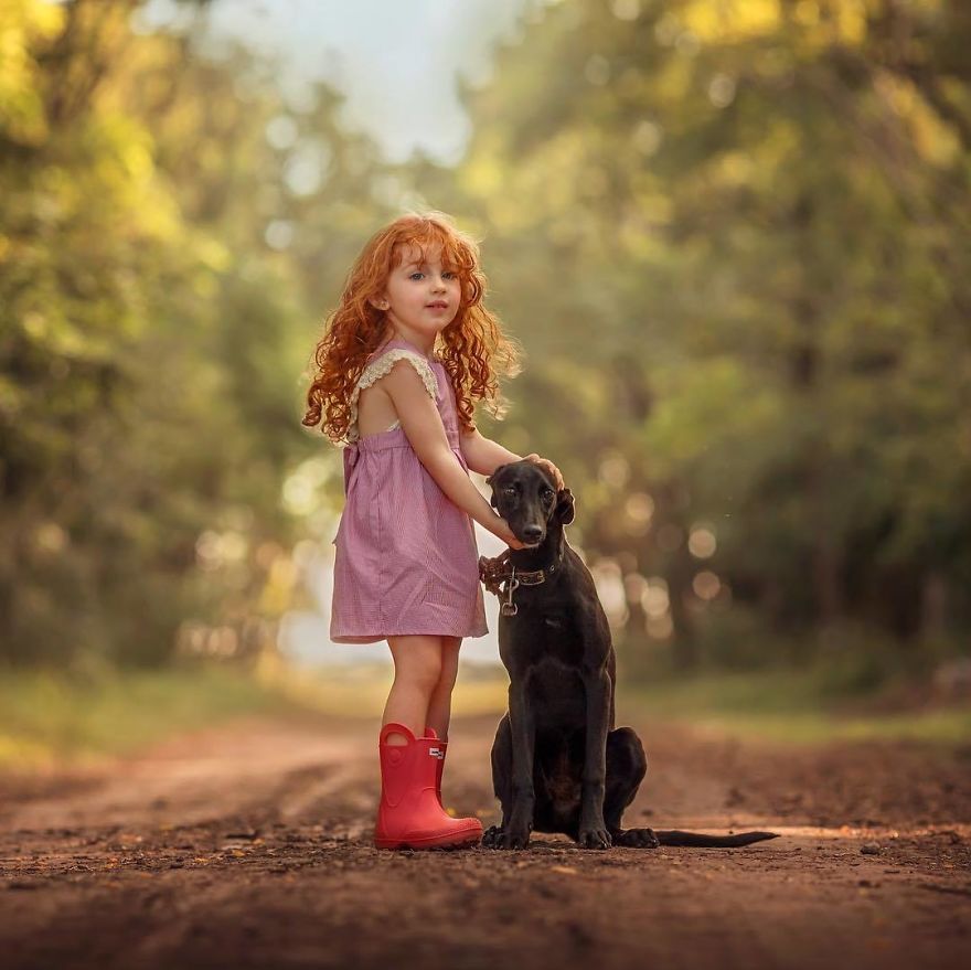 Scouting Of Magical Location For Children Photography