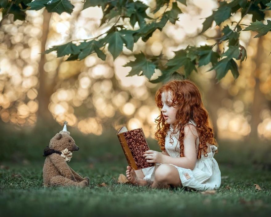 Scouting Of Magical Location For Children Photography