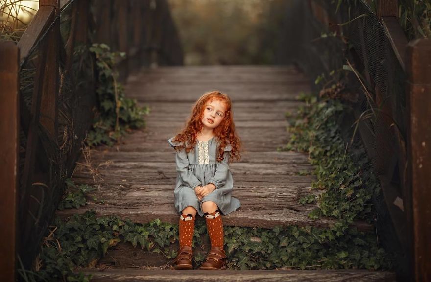 Scouting Of Magical Location For Children Photography