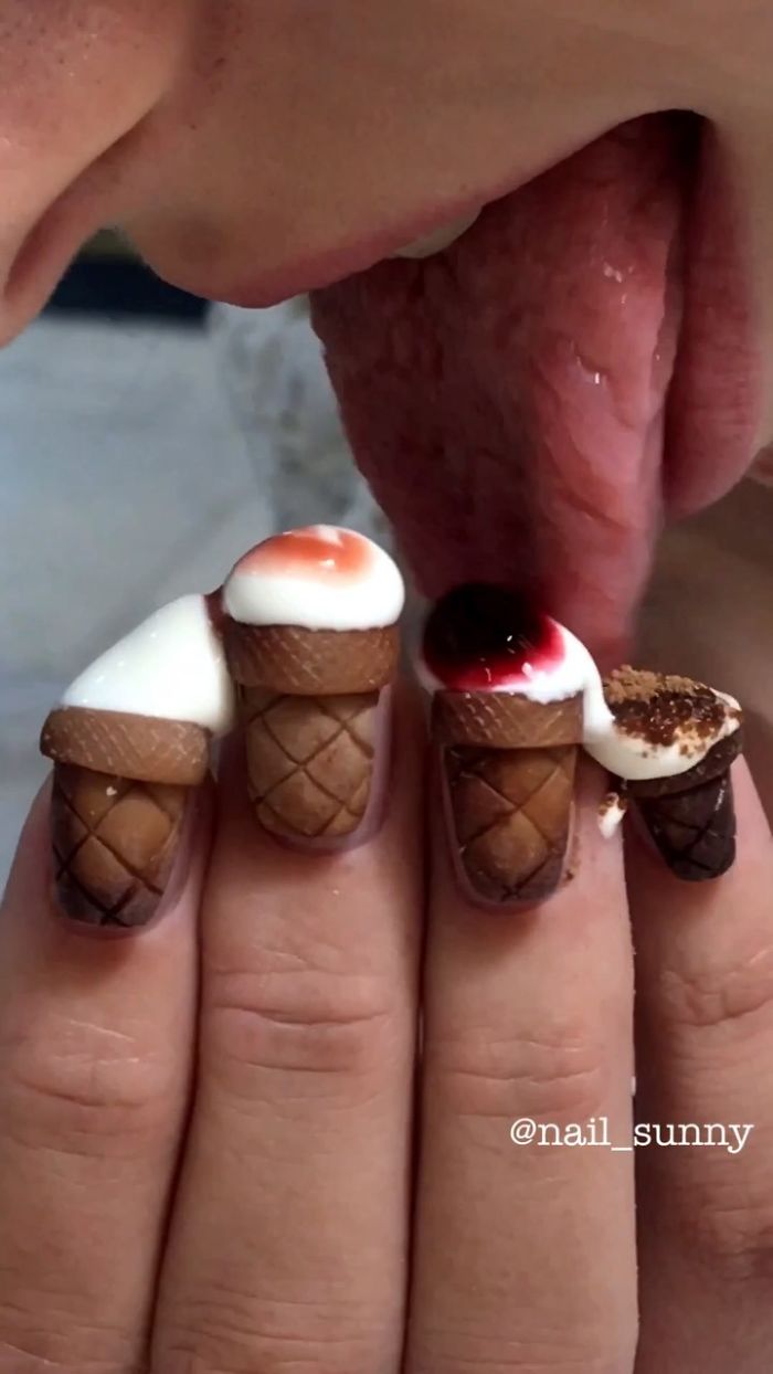 Ice Cream Nails